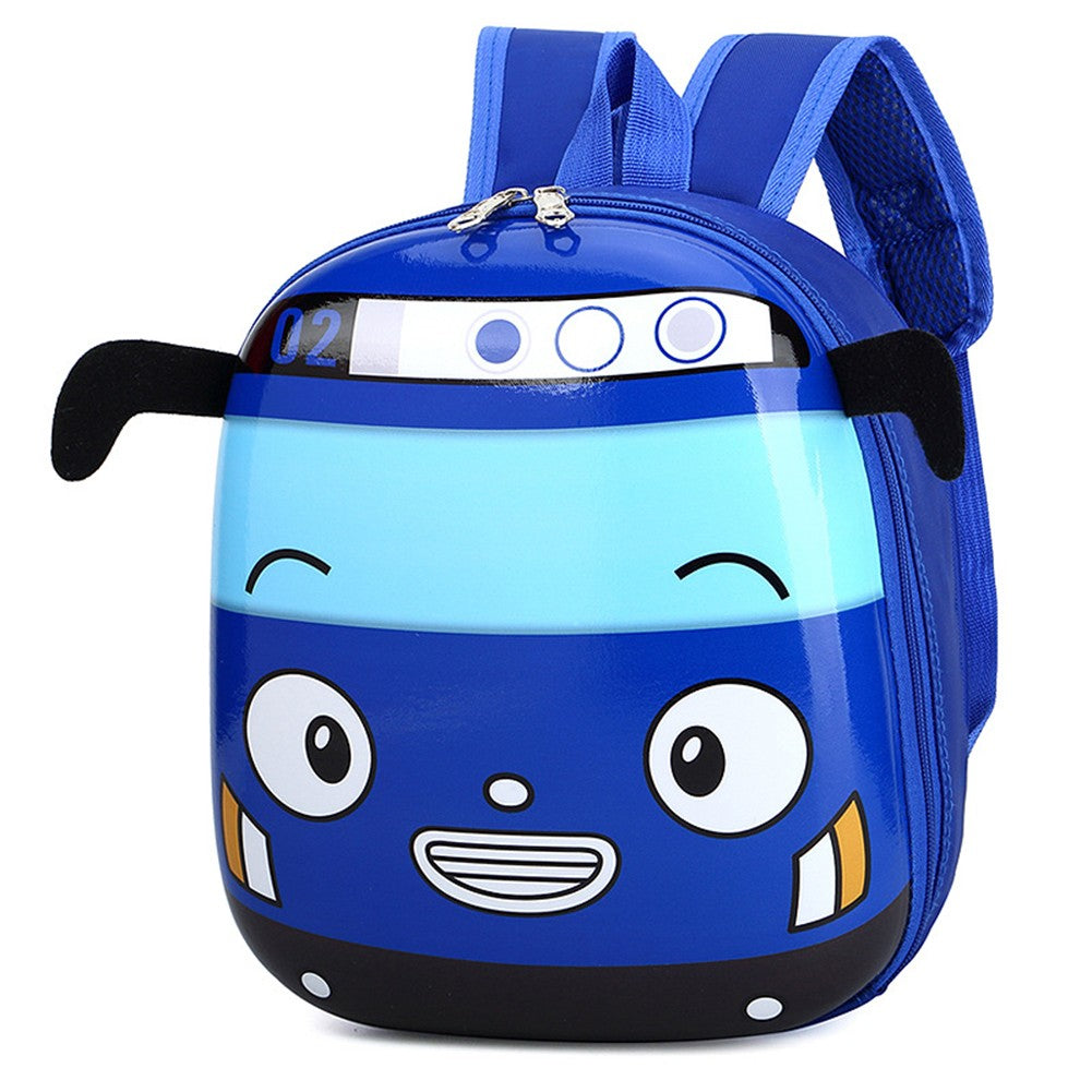 Mochila 3D Infantil de Desenho Animado Ônibus para Crianças do Jardim de Infância Meninas Meninos