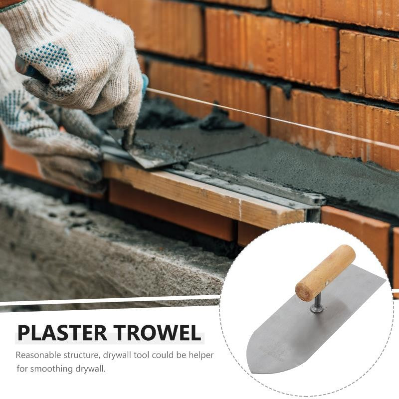 Espátula de 66 cm (26 polegadas) em Aço Inoxidável Resistente à Ferrugem com Ponta, Ferramenta de Alvenaria para Drywall, Cimento, Gesso e Acabamento Manual na Construção