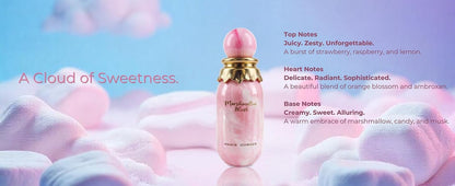 Paris Corner Marshmallow Blush EDP 100 ml | Um Perfume Feminino Único Gourmand de Marshmallow e Morango | Longa Duração