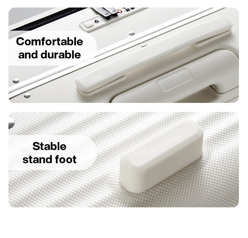 Hanke New Design Luggage Business Travel Suitcase Carry On Boarding Cabin Trolley Case PC Material Rolling Spinner Wheels