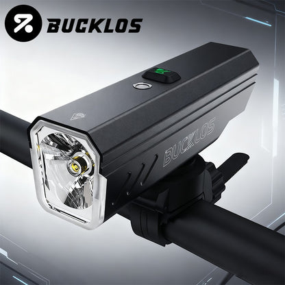 BUCKLOS 1000/1500/2000LM Bike Headlight Smart Sensor Aluminum Alloy Bicycle Front Light IPX5 Waterproof Rechargeable Bike Lamp