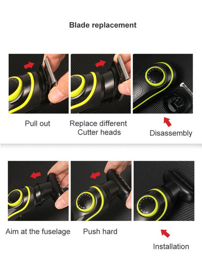 Kemei 696 Electric Hair Clipper Multifunctional Trimmer For Men Electric Shaver For Men's Razor Nose 5 In 1 Professional Trimmer