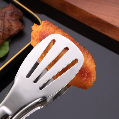 Stainless Steel Food Tongs Barbecue Tongs Desserts Steak Food Serving Clip Tweezers Long BBQ Cooking Tongs Kitchen Utensils