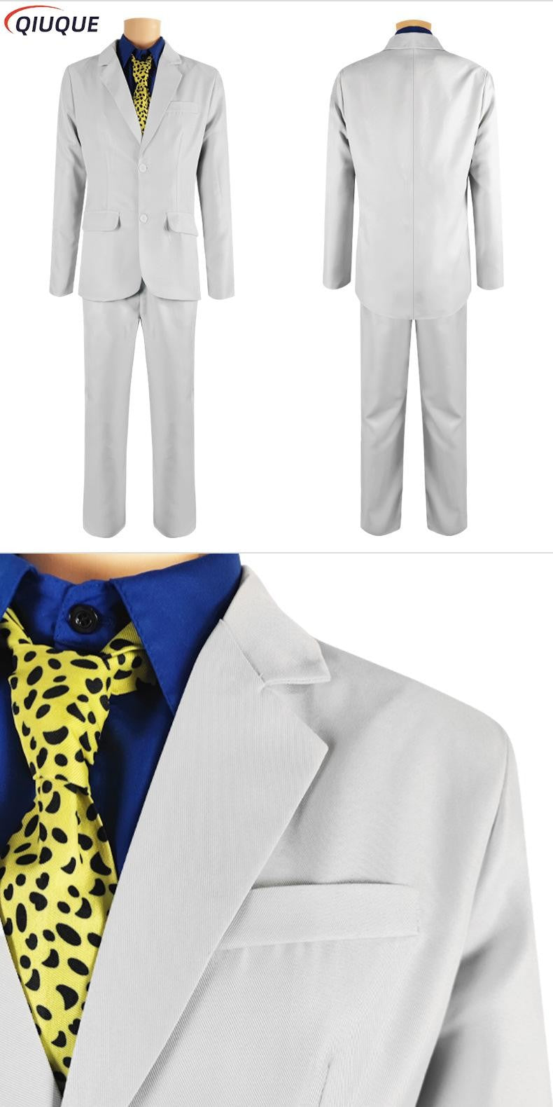 Kento Nanami Cosplay Costume Wigs Glasses Men Suit Anime Halloween Christmas Party Uniform Wig Outfit