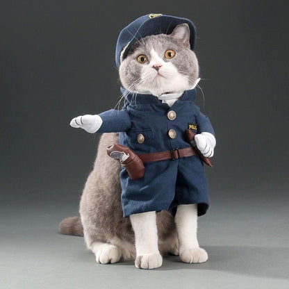 Roupas Divertidas para Gatos, Roupas de Cosplay para Cães e Gatos, Macacão para Pets, Vestido para Cães, Roupas para Chihuahua Bulldog Francês, Roupas para Cães