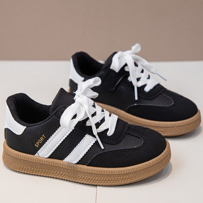 Children's Board Shoes Boys Sneakers 3-18 Years Old Khaki Boys Girls Single Shoes Four Seasons Non-slip Kids De Training Shoes