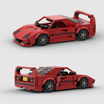 MOC Carro Esportivo de Corrida Veículo Cidade Speed Racer Modelo Técnico Blocos de Construção Tijolos Supercarro F1 Brinquedos Infantis Presentes para Meninos NSX