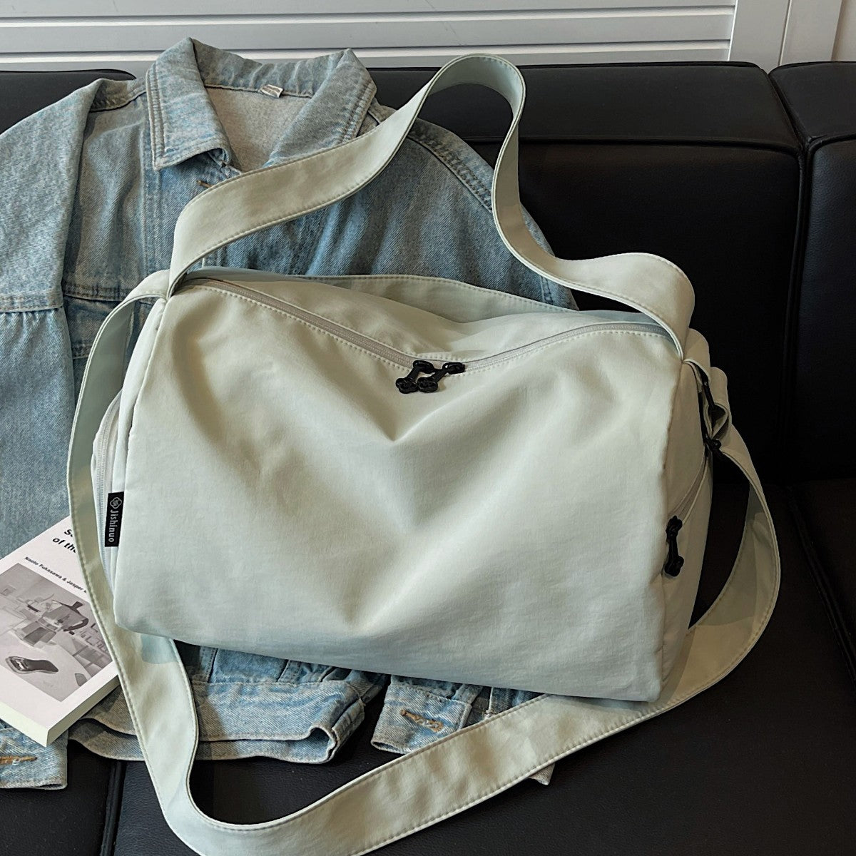 Sports Fitness Bag for Women, Wet and Dry Separation Swimming Bag, Large Capacity Satchel Short-Distance Travel Bag, Travel Luggage Storage Bag, Including Shoe Compartment, Yoga Bag, Work Bag