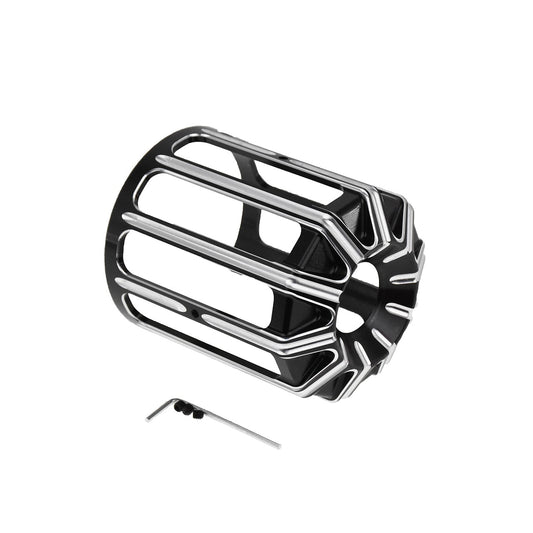 Motorcycle Oil Filter Cover Machine Oil Grid Cafe Racer For Harley Touring Dyna Sportster XL1200 48 Softail FL Fatboy Road Glide