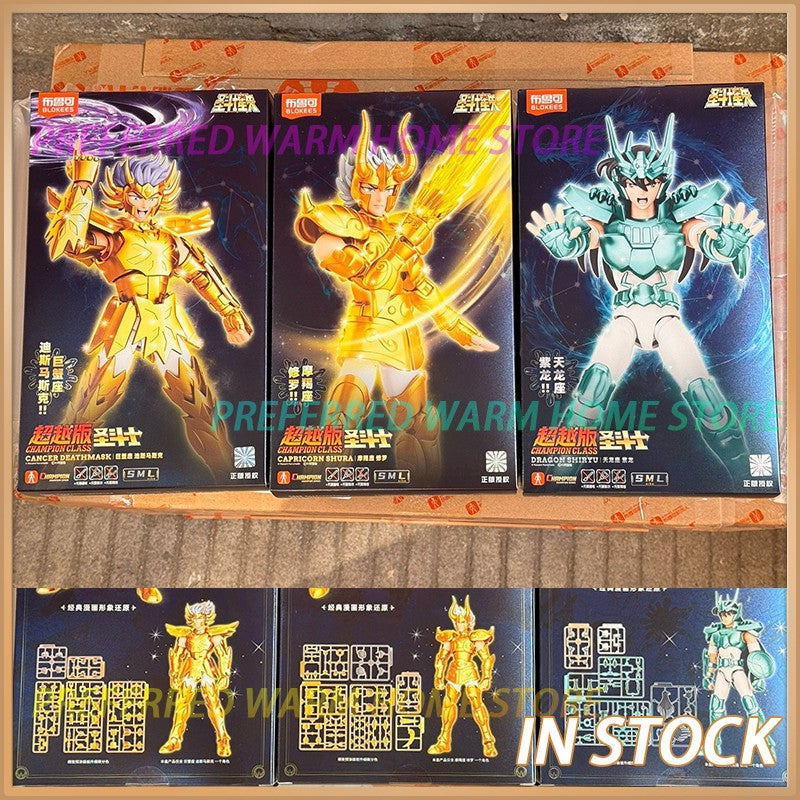 Em Estoque Originate Saint Seiya CLÁSSICO CLASSE Cavaleiro de Ouro Câncer Capricórnio Shiryu Máscara da Morte Shura Brinquedos de Montar