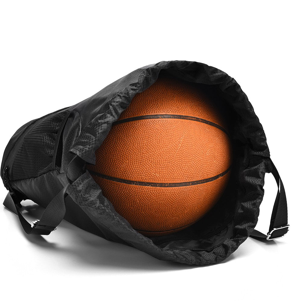 [Mochila Esportiva de Yoga e Fitness] Mochila Esportiva com Cordão de Grande Capacidade - Bolsa de Basquete e Futebol para Esportes ao Ar Livre
