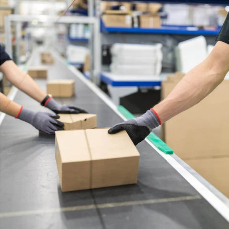 1/2/3 Pares Luvas de Trabalho de Segurança com Pontos Antiderrapantes Revestidas de Nitrilo Luvas de Nylon de Malha Contínua Duráveis para Homens Construção Industrial