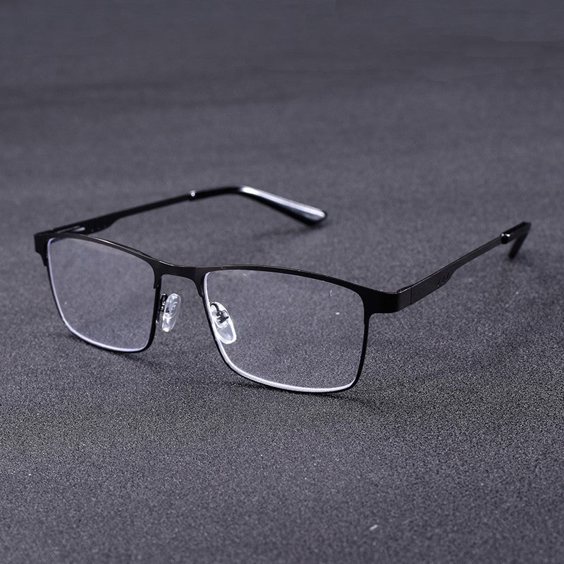 High Quality Stainless steel Reading Glasses Men Women Fashion Presbyopic Eyeglasses Business Hyperopia Anti Blue Light Eyewear1