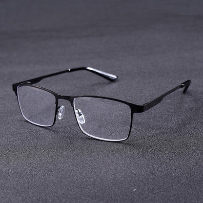 High Quality Stainless steel Reading Glasses Men Women Fashion Presbyopic Eyeglasses Business Hyperopia Anti Blue Light Eyewear1