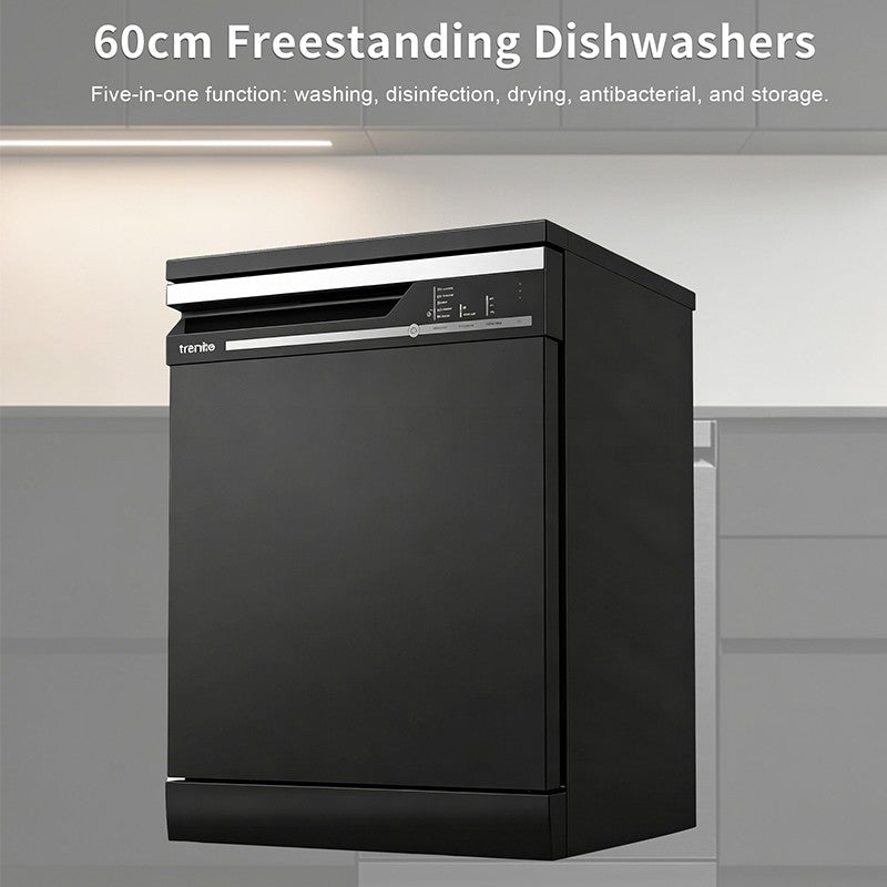 High Quality Stainless Steel Dishwasher Household Freestanding and Built in Dual Purpose 14 Setting Multi-functional Dishwasher