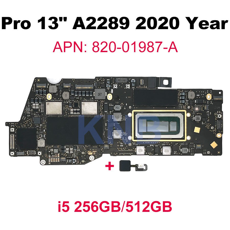 Placa-mãe A2338 Original com Touch ID para MacBook Pro Retina 13" A2159 A2289 A2338 Placa Lógica Anos 2019 2020 2022