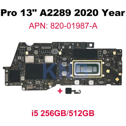 Placa-mãe A2338 Original com Touch ID para MacBook Pro Retina 13" A2159 A2289 A2338 Placa Lógica Anos 2019 2020 2022