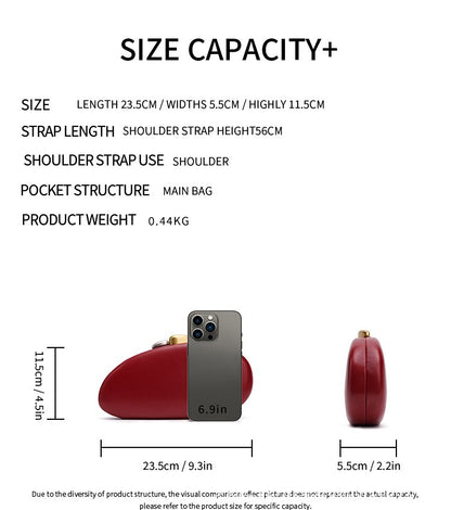 Designer Shell Shape Clutch Bag Women Evening Party Leather Handbag Metallic Closure Shoulder Crossbody Bags Small Dinner Purse