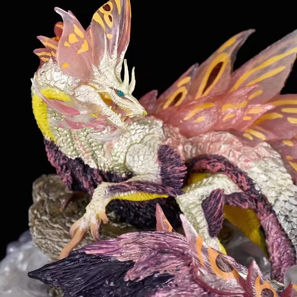 Figura de Dragão de Jogo Monster Hunter de 17CM Mizutsune Zinogre Monstros Nergigante Iceborne Velkhana Zinogre Figura de Ação de PVC Brinquedo