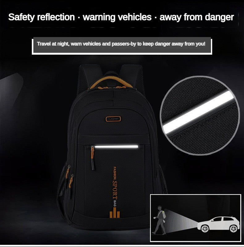 Mochilas Masculinas Oxford À Prova D'Água Mochila Para Notebook Bolsa Executiva Casual Viagem Mochila Escolar Para Ensino Médio