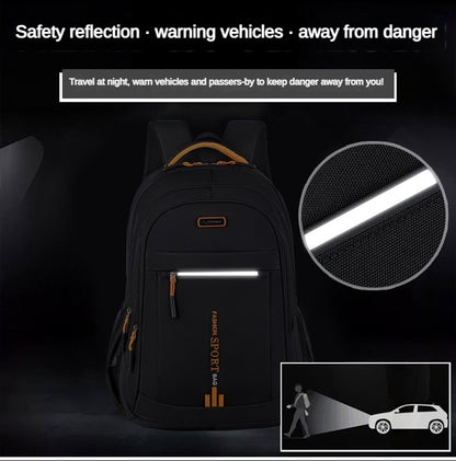 Mochilas Masculinas Oxford À Prova D'Água Mochila Para Notebook Bolsa Executiva Casual Viagem Mochila Escolar Para Ensino Médio