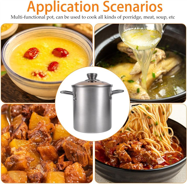 LMETJMA 3L Deep Fryer Pot Stainless Steel Frying Pot With Mesh Steamer Basket Japanese Tempura Fryer Pot with Lid and Tong JT230