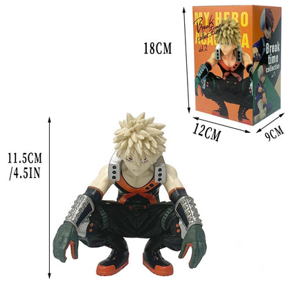 Em Estoque Novo Anime My Hero Academia Midoriya Izuku Bakugou Katsuki Ochaco Uraraka Bonecos de Anime Brinquedos para Crianças Presente de Natal