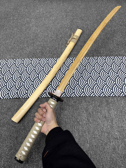 Quality Rosewood Blade Japanese Samurai Katana Sword Wooden Saya Fit Exercise Training Cosplay Props Unsharp