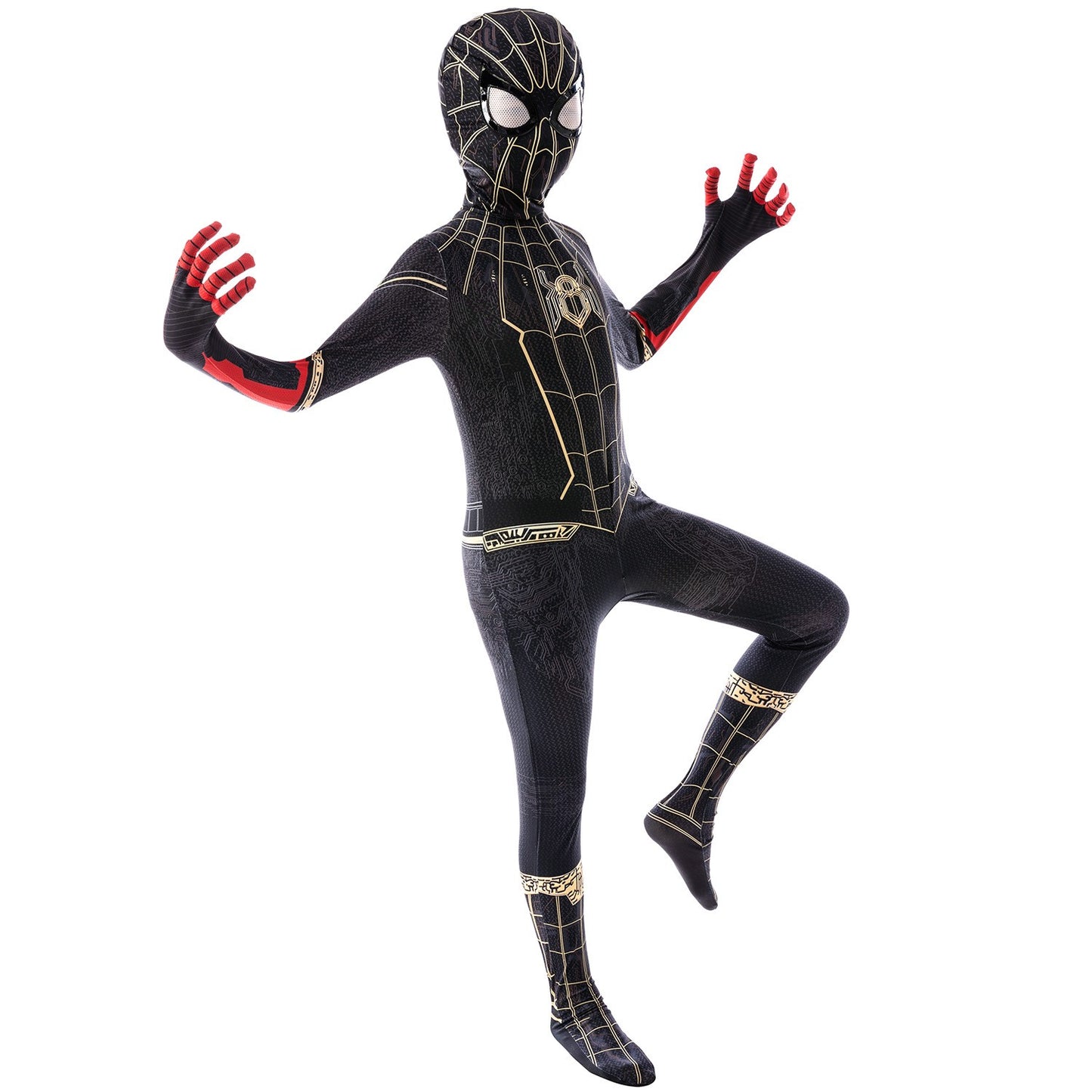 Anime Superhero Costume Miles Morales Cosplay Zentai Bodysuit Halloween Costumes Kids Superhero Costumes Movie Characters