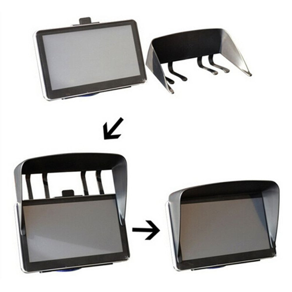Novo guarda-sol antirreflexo universal de 7 polegadas para tablet PC, carro, GPS, navegação, guarda-sol