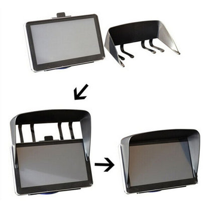 Novo guarda-sol antirreflexo universal de 7 polegadas para tablet PC, carro, GPS, navegação, guarda-sol