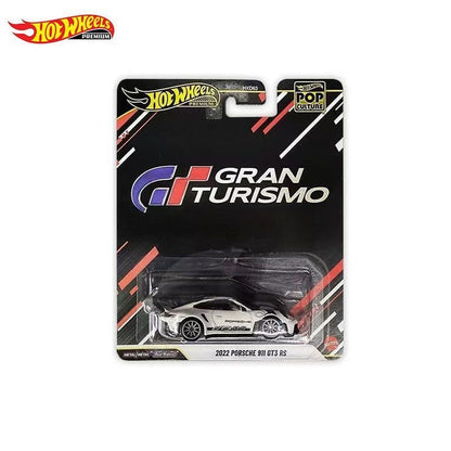 Hot Wheels Original HXD63 Pop Culture Iron Bottom Borracha Pneu Liga Carro Modelo PORSCHE 911 GT3 1/64 Modelo de Carro Diecast