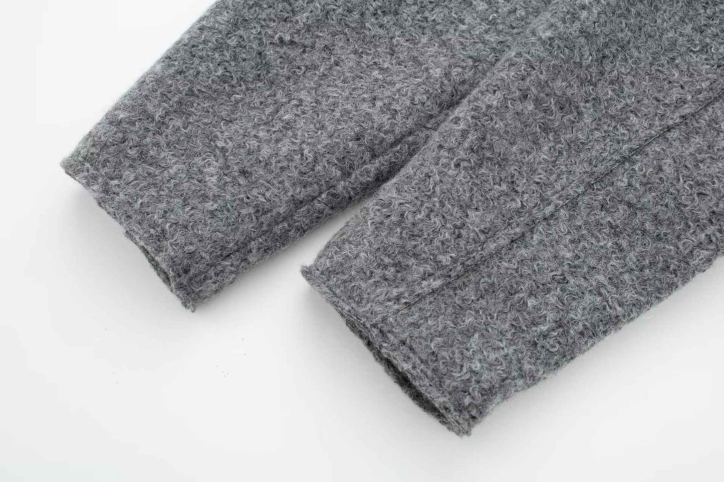 Woolen Coat Women Fashion Short Jacket Turn-down Collar Coats Warm Wool Jackets Zip Outerwear Autumn Winter Clothing Overcoat