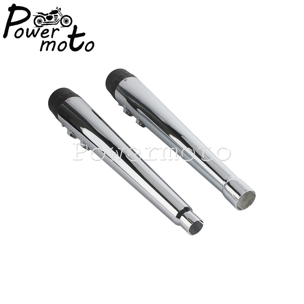 For Harley Touring Street Electra Glide Road King 2017-2023 FLHR FLHX FLTRX FLHTK Motorcycle Slip On Dual Exhaust Mufflers Pipes