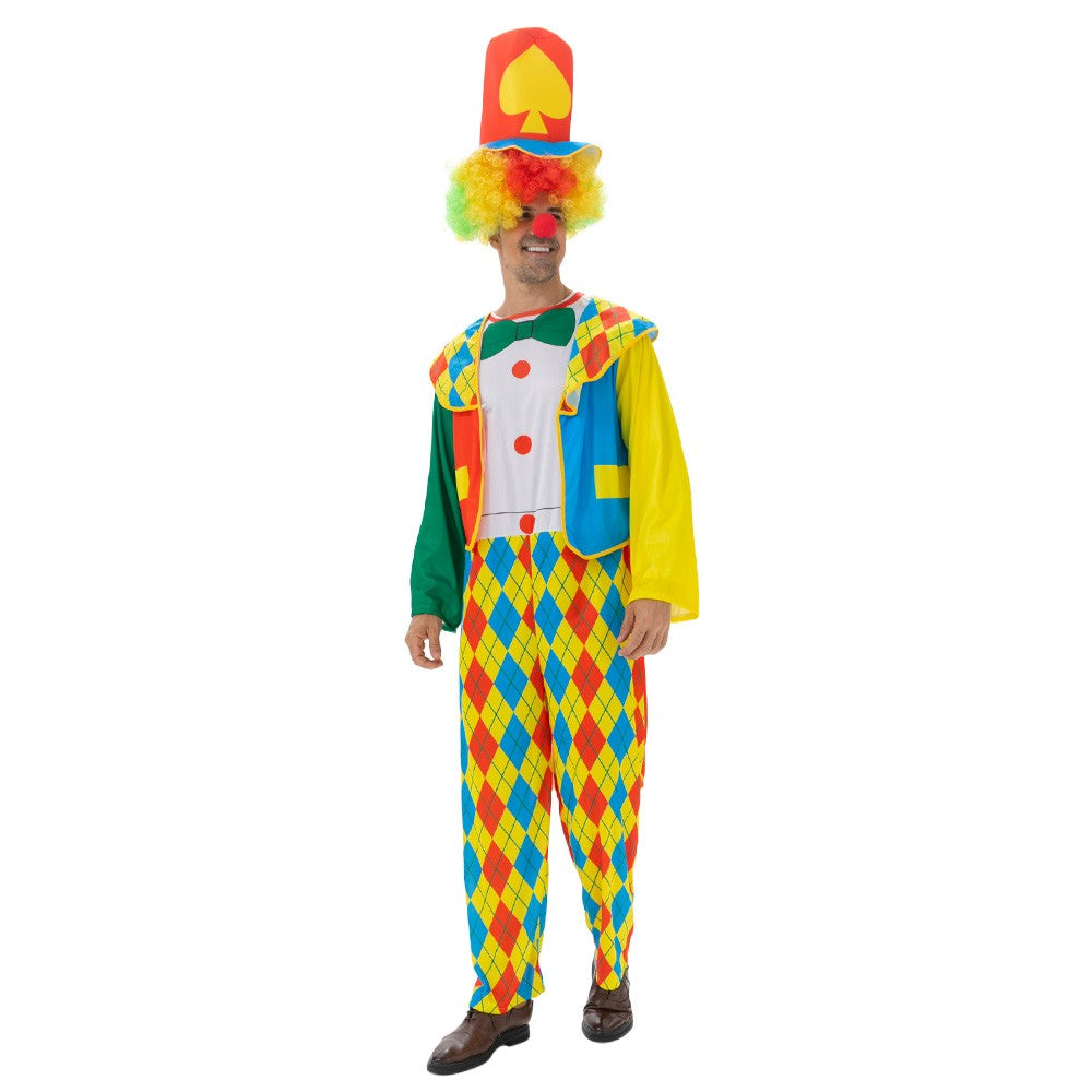 Clown Role-playing Costume Clown Uniform Anime Style Fantasy Circus Costume Set Halloween Carnival Party Costume