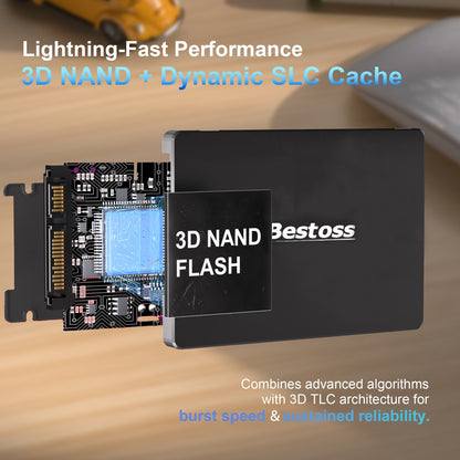 Bestoss SSD 2.5 inch sata 3 120gb 128gb 240gb 256gb 480gb 512gb 960gb 1tb hard disk drive disco duro internal ssd