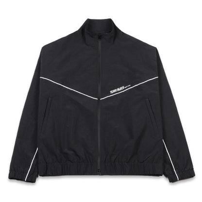 Jinx Team Black Jacket Unisex Windbreaker Sports Coat Men Women Loose Track Activewear Long Sleeve Top Embroidery Y2k Outerwears