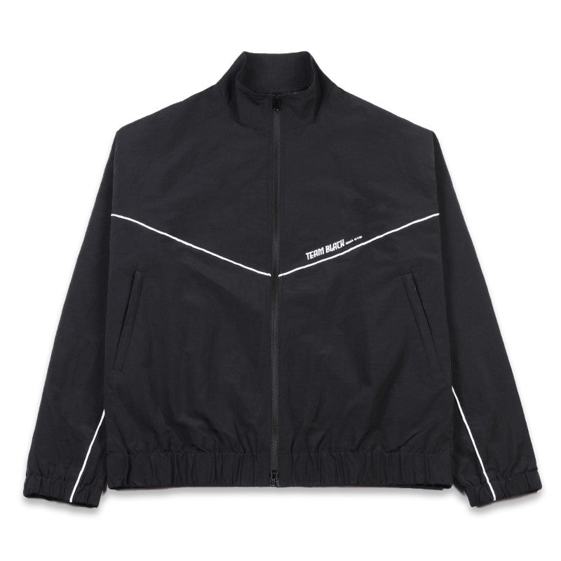 Jinx Team Black Jacket Unisex Windbreaker Sports Coat Men Women Loose Track Activewear Long Sleeve Top Embroidery Y2k Outerwears