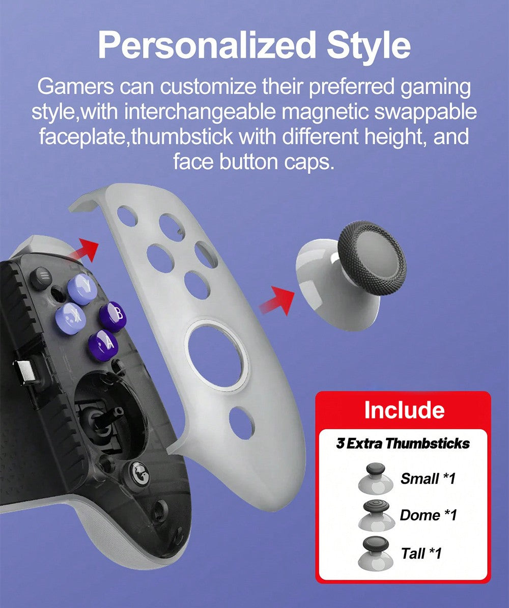 GameSir G8 Galileo Gamepad for Android iPhone 17/16 Phone Mobile Controller Hall Effect Sticks Analog Triggers Big Hands Design