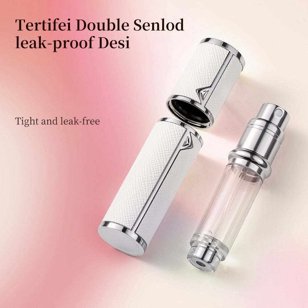 Louischanzl Premium PU leather Sprayer Suitable for Boarding Tight Sealing Travel Perfume Spray 5ml Perfume Atomizer  Bottle