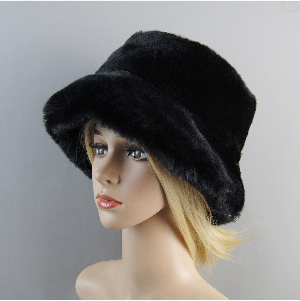 Chapéus de pele de coelho falso supermacios estilo novo 2025, forro de algodão para mulheres, gorros de esqui de moda russa quentes, cor sólida de pelúcia