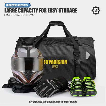 Motorcycle Waterproof Tail Bag Travel Outdoor Dry Luggage Roll Pack Bag 20 /40/66 Motorbike Luggage Backpack Motorcycle Seat Bag