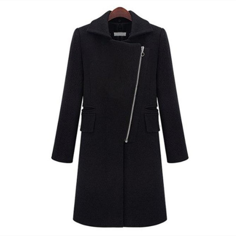 2024 New Winter Fur Collars Cashmere Coat Long With Thick Wool Cloth Coat Of Cultivate One'S Morality Women Clothing Plus Size