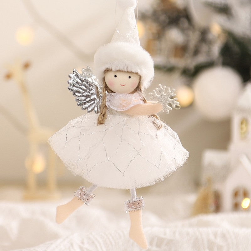 New Year 2024 Christmas Angel Dolls Xmas Tree Pendant Ornaments Navidad 2022 Christmas Decoration for Home Natal Gifts Noel Deco
