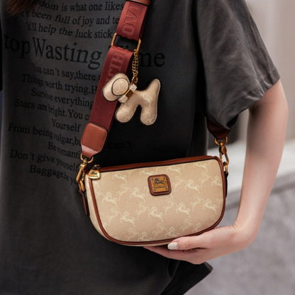 Classic style handbag with strap, featuring a shoulder-sling design, suitable for women, with a bag shape resembling