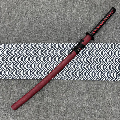 Quality Rosewood Blade Japanese Samurai Katana Sword Wooden Saya Fit Exercise Training Cosplay Props Unsharp