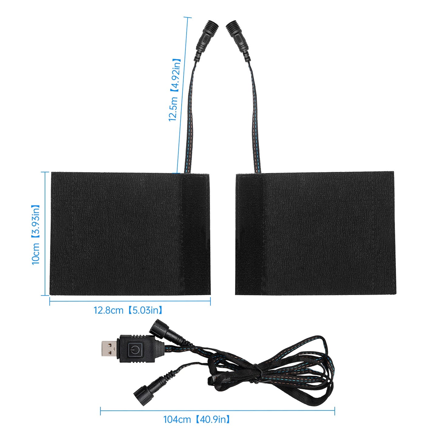Extractme Punhos Aquecidos para Motocicleta 5V USB 6 Marchas Aquecedor Elétrico de Punho Antivibração Antiderrapante Kits de Aquecimento Rápido