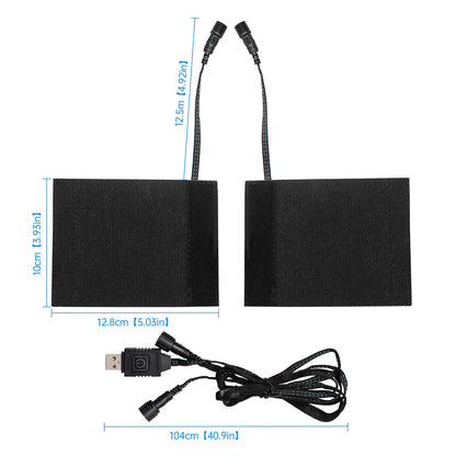 Extractme Punhos Aquecidos para Motocicleta 5V USB 6 Marchas Aquecedor Elétrico de Punho Antivibração Antiderrapante Kits de Aquecimento Rápido
