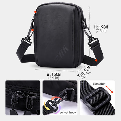 Heroic Knight Casual Men's Shoulder Bag 6.5" Phone Woman's Crossbody Bag Waterproof Men Chest Bag Outdoors Unisex Travel Pack