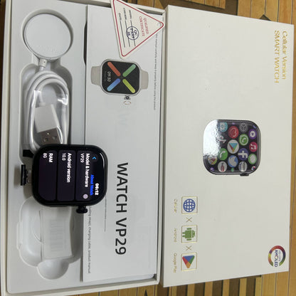 VP29 Smartwatch 5G Android 256GB Storage 4G/5G LTE Sim Card GPS WIFI 2.29 inch 490*580 Amoled Smart Watch With 8MP Rotary Camera